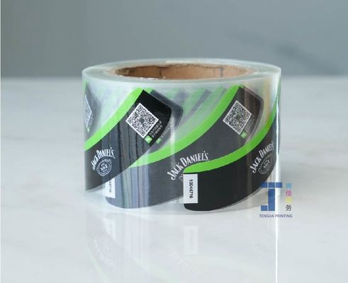 Rolls Sheets Packaging Wine Sticker Label Full Color Printing