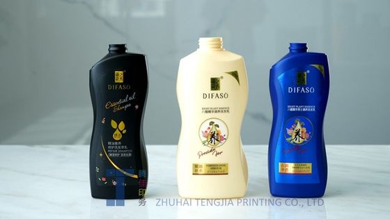 Adesivo de shampoo para lavagem corporal personalizável