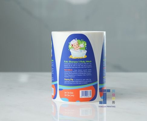 Aangepaste Offset & Flexo Bedrukte Cosmetische Flesstickers, Papieren PE PP Waterdichte Etiketten