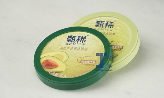 Matte Surface CMYK Color In Mould Labels Sticker Durable Plastic Packaging