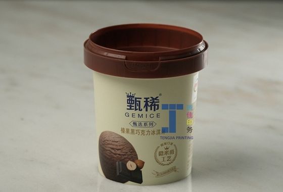 Matte Surface CMYK Color In Mould Labels Sticker Durable Plastic Packaging